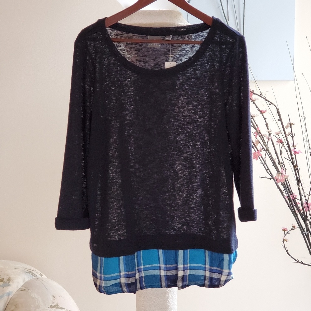 NY&C Soho Jeans top with Layered Look